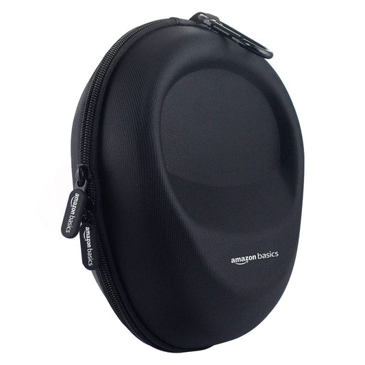 Amazon Basics Headphone Carrying Case | Hard Shell EVA Protective Pouch for Over-Ear Headphones | Shockproof & Water Repellent