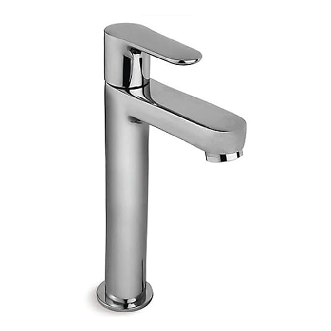 Kohler July Tall Pillar Lavatory Faucet – Premium Tall Bathroom Faucet with Elegant Contemporary Design & Polished Chrome Finish