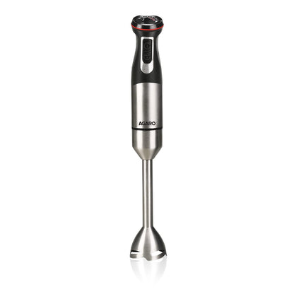 AGARO Grand 1000W Hand Blender with 2 Speed Modes & Speed Regulator – Powerful Stainless Steel Blades for Smooth Blending, Mixing & Pureeing (Black)