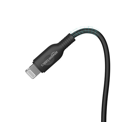 Amazon Basics USB A to Lightning Cable 1.2M – MFi Certified Nylon Braided Fast Charging Cable for iPhone 13/12/11 SeriesAmazon Basics USB A to Lightning Cable 1.2M – MFi Certified Nylon Braided Fast Charging Cable for iPhone 13/12/11 Series