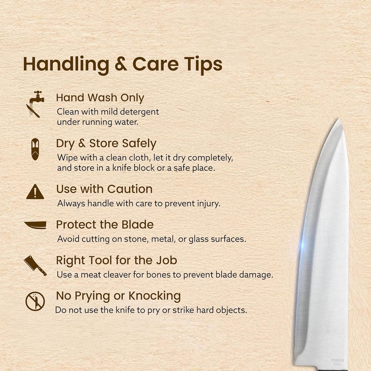AGARO Galaxy 6 Pcs Kitchen Knife Set with Wooden Case | High Carbon Stainless Steel Knives & Scissor for Home & Restaurant Use 🔪✨