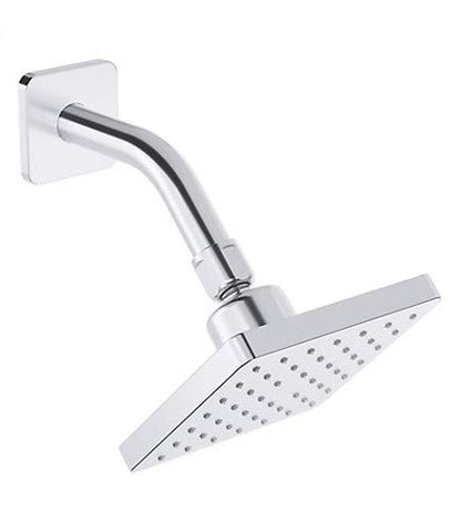 KOHLER Parallel Square Showerhead with Shower Arm – Premium Chrome Finish Rain Shower