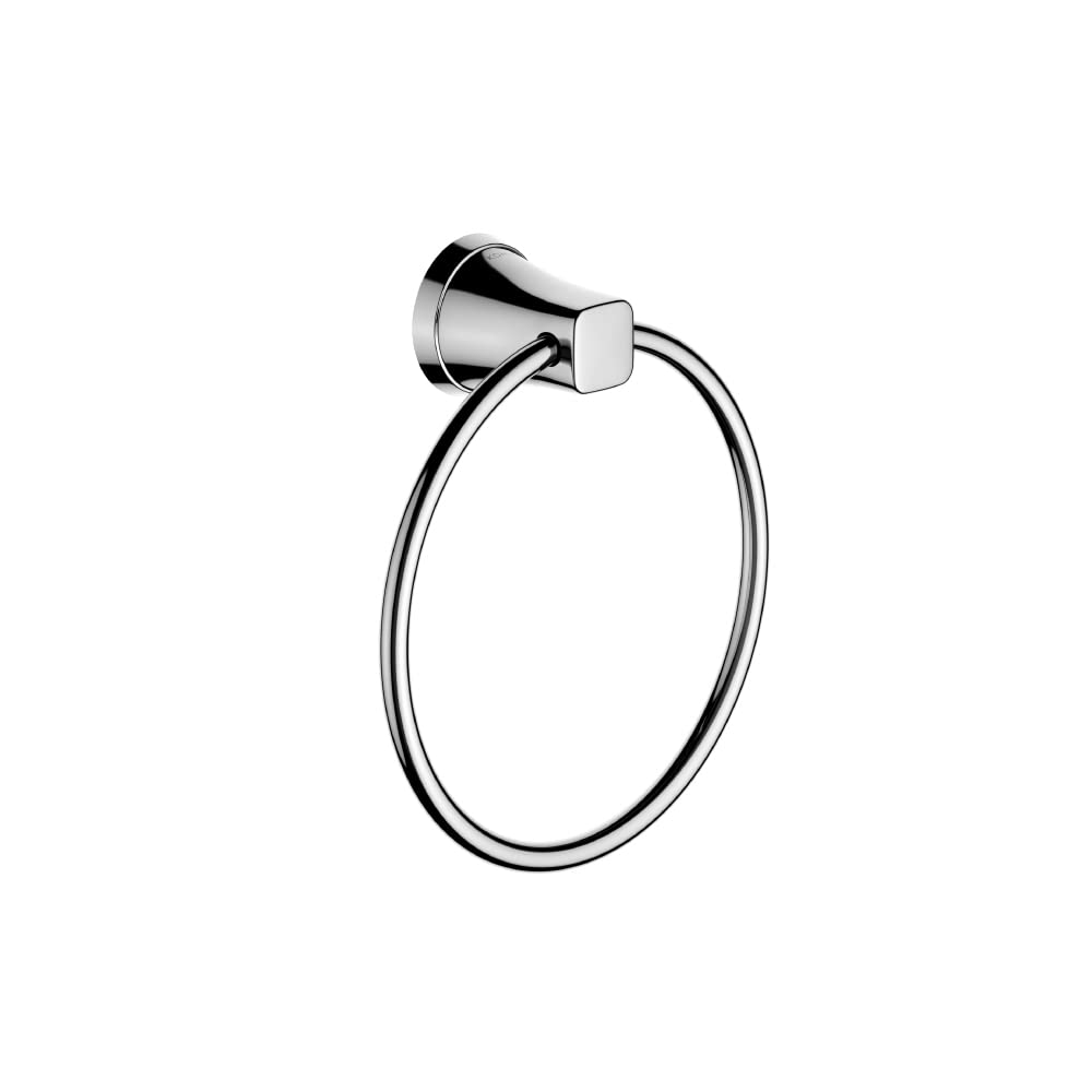 KOHLER Complementary Towel & Napkin Hanger | Premium Chrome Finish Wall Mounted Holder for Bathroom & Kitchen | Corrosion Resistant Silver Towel Rack