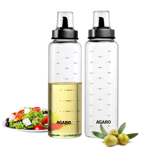 AGARO Elite Glass Carafe with Strainer Lid 500ml | Borosilicate Tea Carafe | Microwave Safe Heat Resistant Glass Kettle