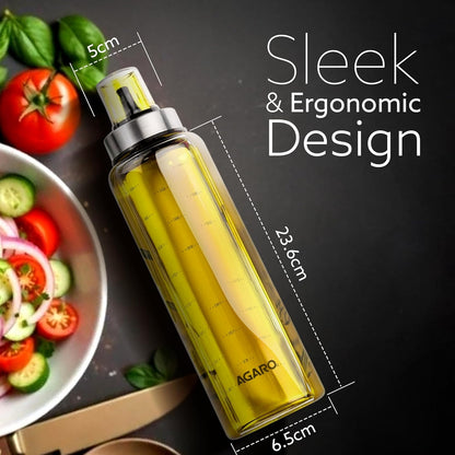 AGARO Elite Glass Carafe with Strainer Lid 500ml | Borosilicate Tea Carafe | Microwave Safe Heat Resistant Glass Kettle