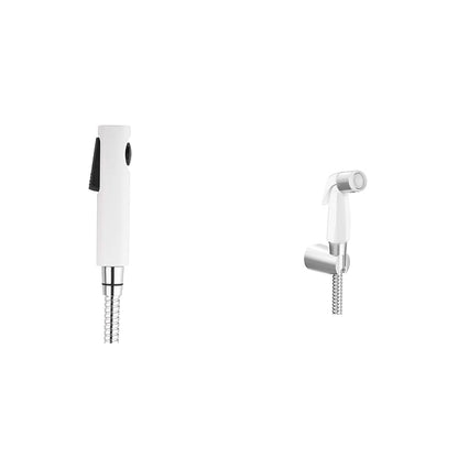 KOHLER Cuff Health Faucet for Bathroom | Premium Toilet Jet Spray with White Body & Black Accents | Modern Handheld Bidet Spray for Hygienic Cleaning