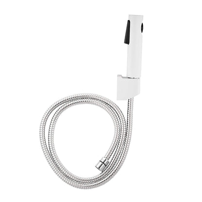 KOHLER Cuff Health Faucet for Bathroom | Premium Toilet Jet Spray with White Body & Black Accents | Modern Handheld Bidet Spray for Hygienic Cleaning