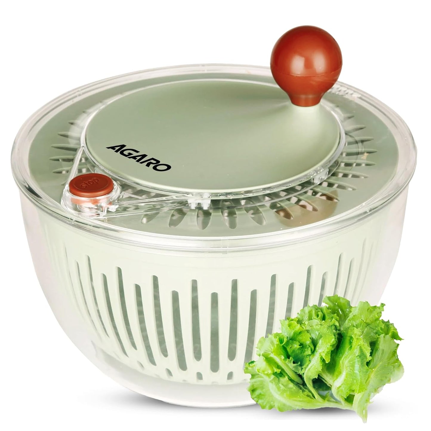AGARO Elite Salad Spinner 5L | Vegetable Cleaner & Dryer | Removes Excess Water & Pesticides | BPA Free Food-Grade Plastic 🥗✨AGARO Elite Salad Spinner 5L | Vegetable Cleaner & Dryer | Removes Excess Water & Pesticides | BPA Free Food-Grade Plastic 🥗✨
