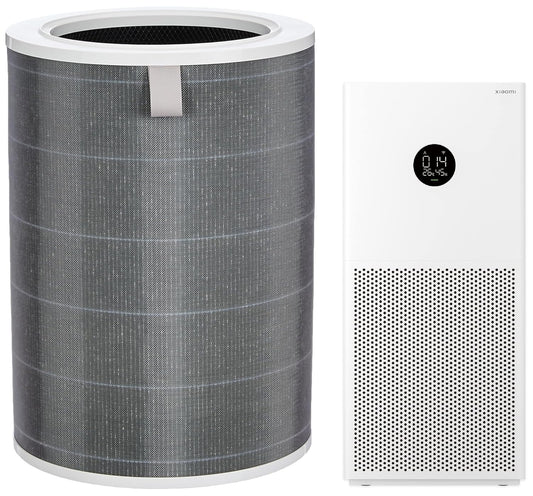 Xiaomi Smart Air Purifier 4 Lite with High Efficiency Filter – Removes 99.97% Dust, Allergens, Bacteria, Viruses & Odors | Advanced Air Cleaner with Air Purifier 4 Lite Replacement Filter