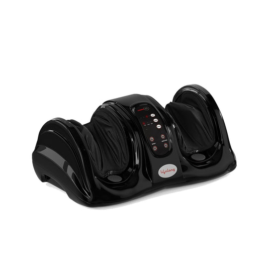 Lifelong Electric Foot Massager Machine | Foot & Calf Pain Relief | Adjustable Massage Modes | FREE Lint Remover Worth ₹699 | LLM756
