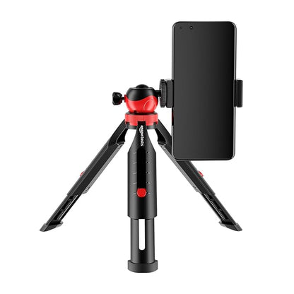 Amazon Basics Flexible Mini Tripod with Mobile Holder | 360° Ball Head | Compatible with Smartphones, GoPro & Compact Cameras | Black