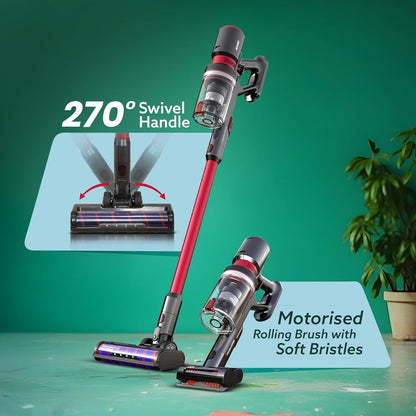 AGARO Supreme Cordless Vacuum Cleaner | 400W Brushless Motor | 25kPa Suction | 2-in-1 Stick & Handheld Vacuum